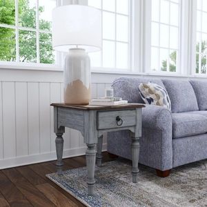 Flexsteel Plymouth Medium Brown Top End Table Flexsteel Plymouth Medium Brown Top End Table