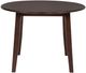 Coaster® Catley 5-Piece Dark Coffee/Ivory Round Drop Leaf Dining Table Set-2
