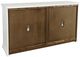 Jofran Inc. Archdale Antique White 4-Door Gothic Arch Accent Cabinet-5