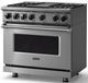 Viking® 7 Series 36" Stainless Steel Pro Style Dual Fuel Range-3