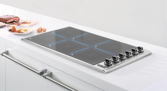 Viking®  5 Series 36" Stainless Steel Induction Cooktop-1