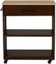 Linon Giovanna Natural/Walnut Kitchen Cart-2