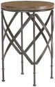 Hammary® Hidden Treasures Brown Concrete Top Table with Black Base-0