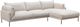 Moe's Home Collection Jamara 2-Piece Sandy Beige Right-Arm Facing Sectional and Chaise-0