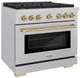 ZLINE Autograph Edition 36" Satin Stainless Steel Pro Style Gas Range-3
