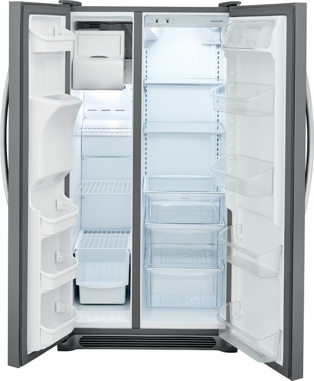 Frigidaire® 25.5 Cu. Ft. Stainless Steel Standard Depth Side By Side Refrigerator-1