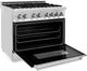 ZLINE 36" Stainless Steel Pro Style Dual Fuel Range-1