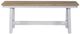 Liberty Furniture Lindsey Farm Sandstone/Weathered White Bench-2