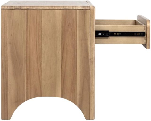 Modus Furniture Brentwood Brioche 1-Drawer Nightstand-4