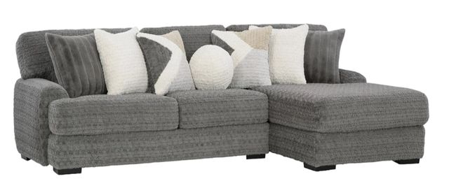 Albany Industries 2-Piece Doodle Iron Right-Arm Facing Chaise Sectional-0