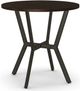 Table ronde hauteur comptoir en placage de merisier Norcross Amisco®-0