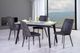 Mazin Furniture Ivanhoe 5-Piece Black/Gray Dining Set-2