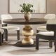 Michael Amini® West Kensington Medium Espresso Round Dining Table-3