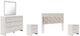 Signature Design by Ashley® Altyra 5-Piece White King Panel Headboard Bed Set-0