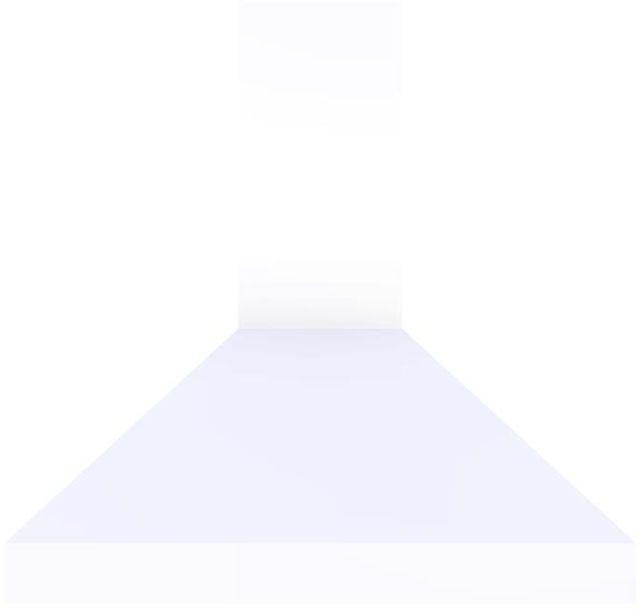 Vent-A-Hood® 42" White Air Recover System (ARS) Duct-Free Euro-Style Island Range Hood-0