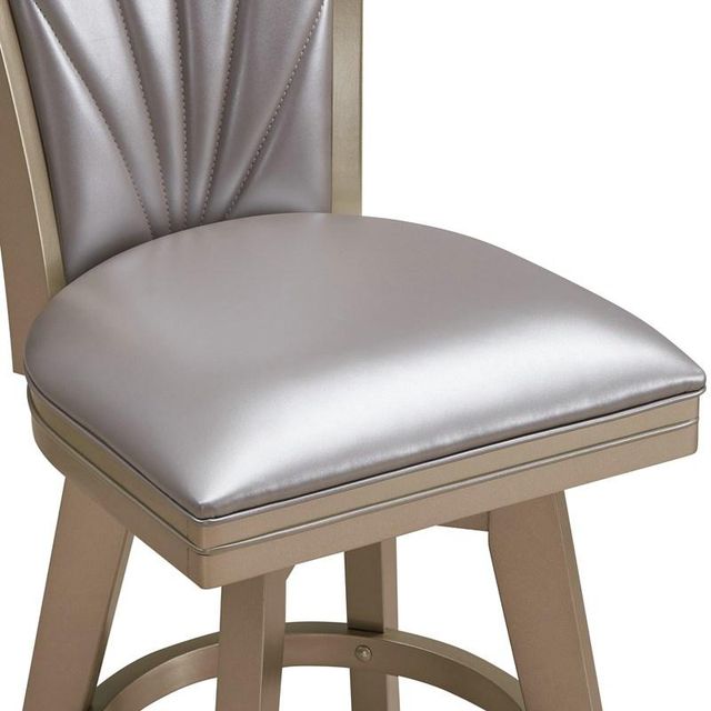 New Classic® Home Furnishings Jazz Pearl 30" Swivel Bar Stool-3