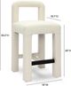 TOV Furniture Hazel Cream Boucle Counter Stool-2