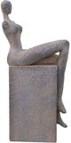 A & B Home Gray Flower Pot-3
