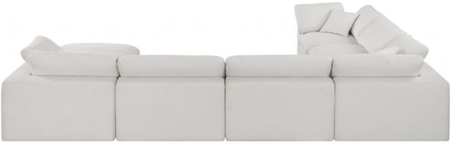 Meridian Furniture Comfy 7-Piece Cream Modular Sectional-1