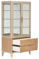 Michael Amini® Malibu Crest Blush/Chardonnay Display Cabinet -2