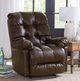 Best® Home Furnishings Customizable Brosmer Leather Power Tilt Headrest Swivel Glider Recliner-4
