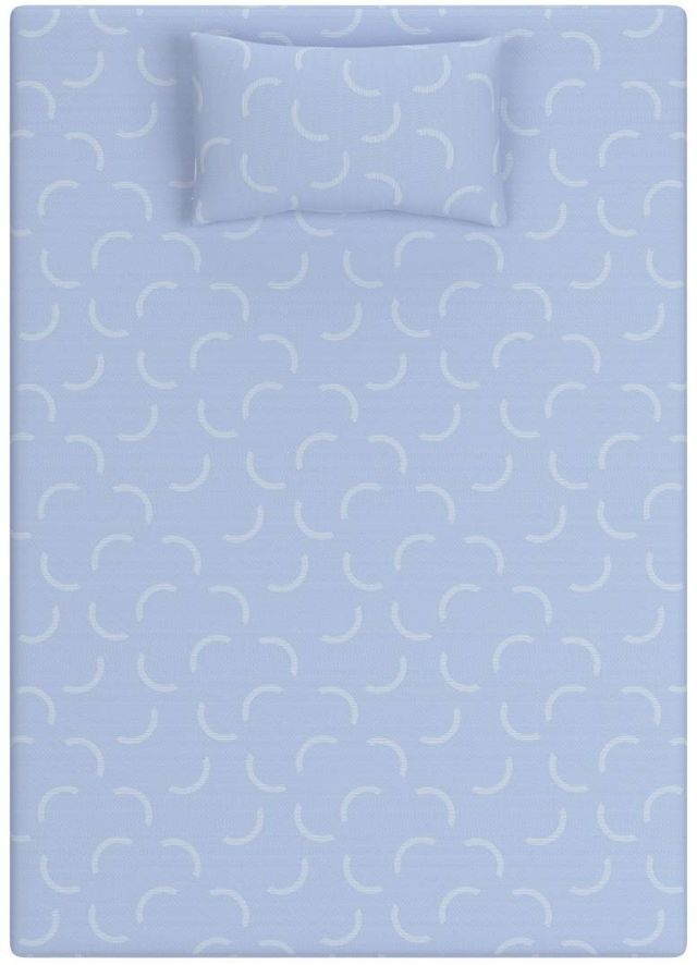 Sierra Sleep® By Ashley® iKidz 7" Memory Foam Firm Euro Top Twin Mattress and Pillow in a Box-3