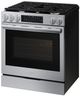 Samsung Bespoke 30" Fingerprint Resistant Stainless Steel Smart Slide-in Dual Fuel Range-5