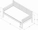 Kodiak Furniture Boho Linen Aqua/Barbados Twin Daybed with Trundle Bed and Mattresses-4