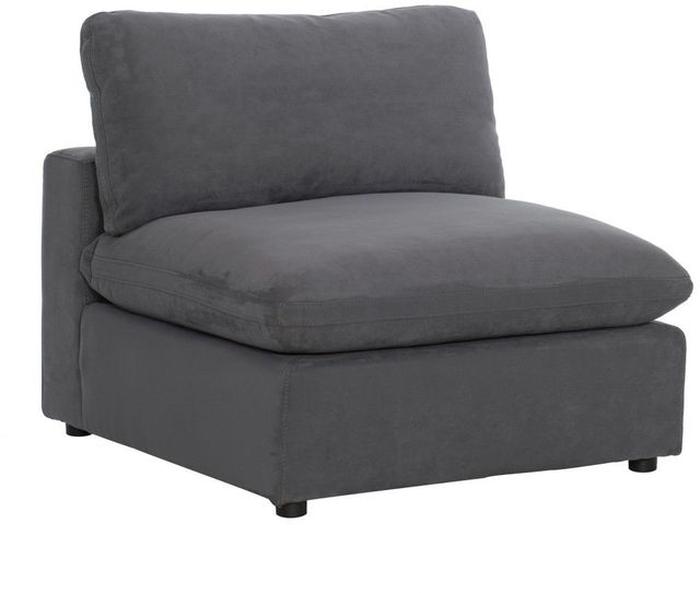 Mazin Furniture Guthrie Gray Armless Accent Chair-0