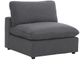 Mazin Furniture Guthrie Gray Armless Accent Chair-0