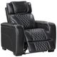 Homelegance® Apex Black Power Recliner with Headrest-2