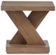 Magnussen Home® Lansbury Antique Wheat Rectangular End Table-2