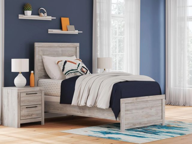 Signature Design by Ashley® Broachmyn Gray Youth Twin Panel Bed-1