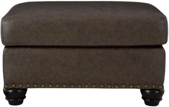 Benchcraft® Roxmere Umber Ottoman-1