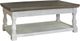 Signature Design by Ashley® Havalance Gray Lift-Top Cocktail Table with White Base-0
