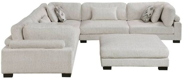 Homelegance® Tinley 6-Piece Beige Modular Sectional with Ottoman-2