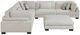 Homelegance® Tinley 6-Piece Beige Modular Sectional with Ottoman-2