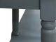 International Furniture Direct Tiffany Brown Sofa Table with Blue Base-4