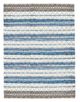 A & B Home Blue/White 2.5'x4' Rug-0
