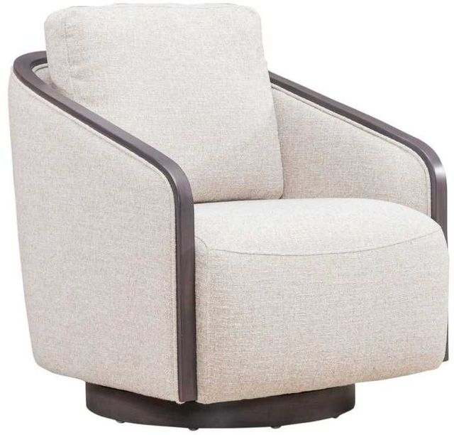 Liberty Furniture Nora Dark Brown/Nathan Ginger Swivel Accent Chair-0