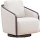 Liberty Furniture Nora Dark Brown/Nathan Ginger Swivel Accent Chair-0