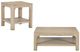 Coaster® Solano 2-Piece Weathered Mango Square Occasional Table Set-0