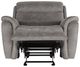 New Classic® Home Furnishings Kamari Gray Manual Glider Recliner -3