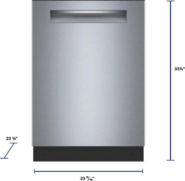 Bosch® 500 Series 24'' Anti Fingerprint Stainless Steel Top Control Built-In Dishwasher-2