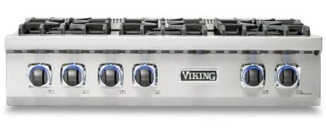 Viking® 7 Series 36" Stainless Steel Liquid Propane Rangetop-0