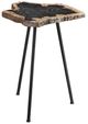 Uttermost® Mircea Natural Accent Table with Aged Black Base-0
