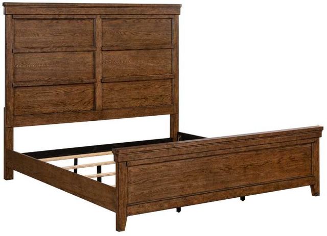 Liberty Furniture Carolina Park Amber Brown Queen Panel Bed-0