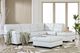Hughes Furniture® 16900 2-Piece Trotter White L-Shape Sectional-1