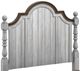 Flexsteel® Plymouth® Distressed Graywash Queen Panel Bed-2
