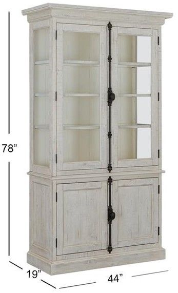 Magnussen Home® Bronwyn Alabaster Dining Cabinet-2